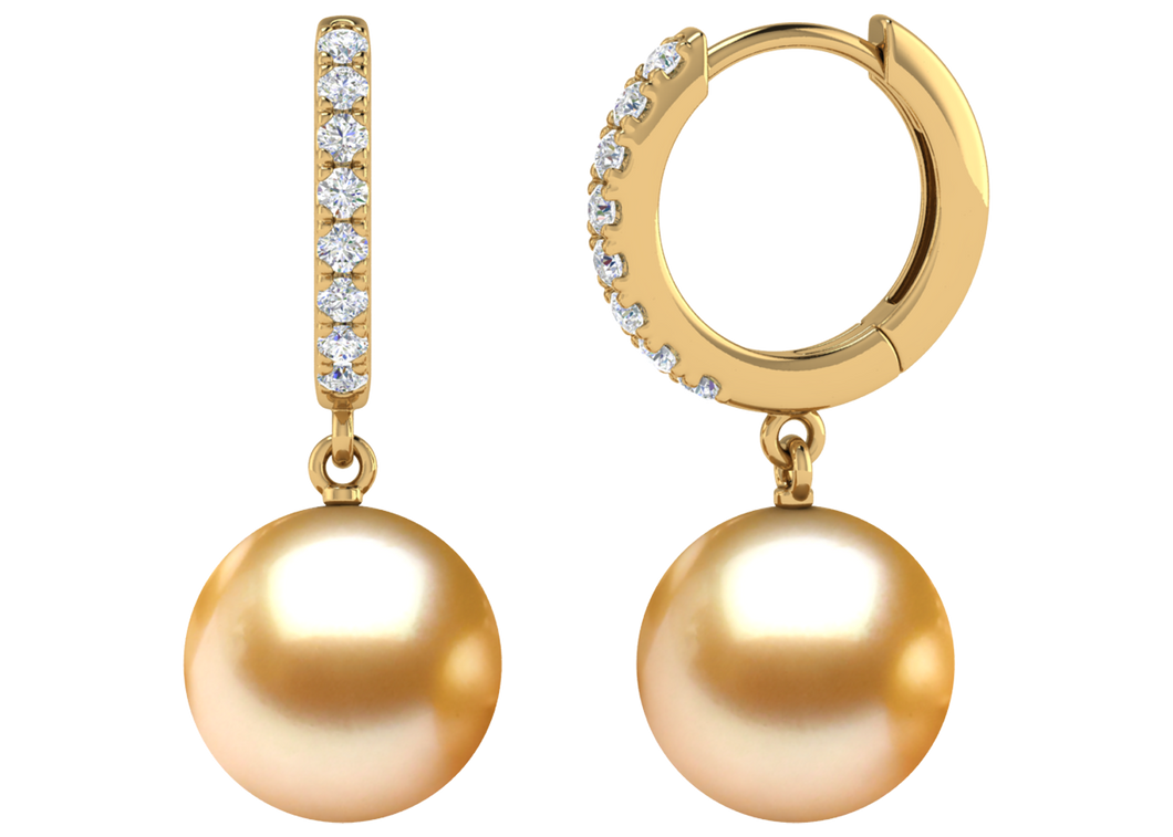 Golden South Sea Pearl Jada Earring