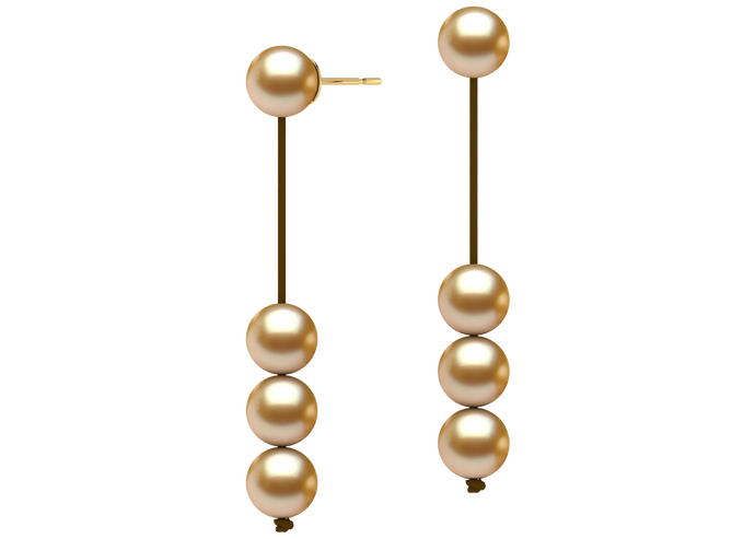 Golden South Sea Pearl Kendra Earring