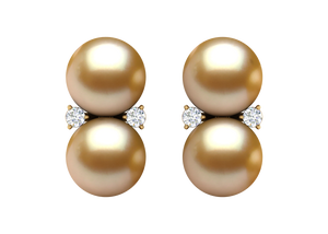 Golden South Sea Pearl Cheyenne Earring