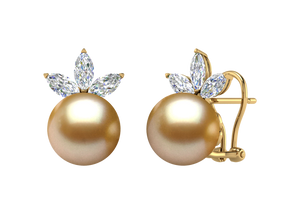 Golden South Sea Pearl Eve Earring