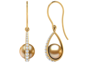 Golden South Sea Pearl Alani Earring