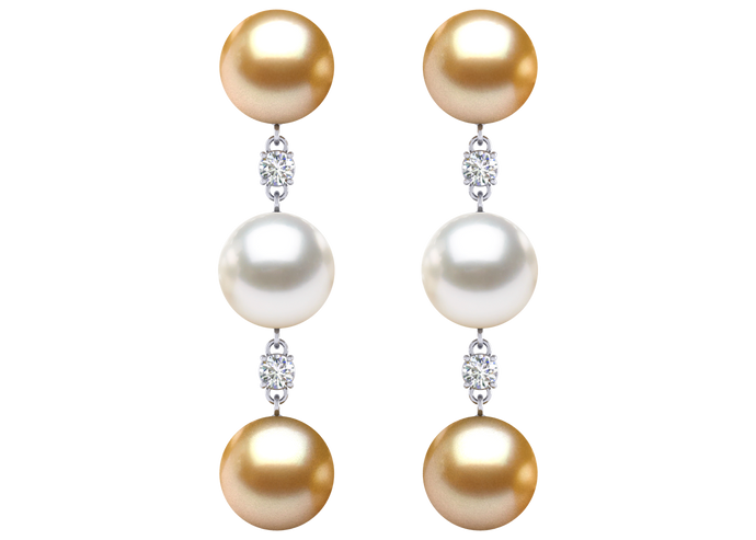 Golden South Sea Pearl Lennon Earring