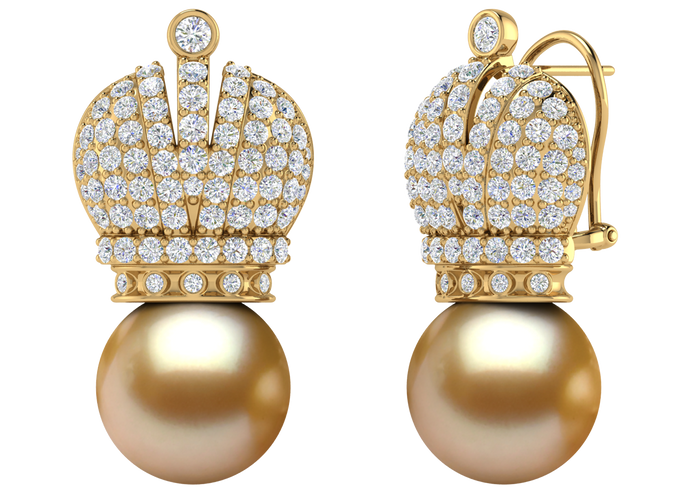 Golden South Sea Pearl Jayleen Earring