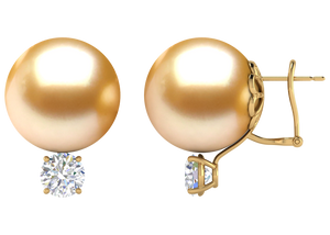 Golden South Sea Pearl Braelyn Earring