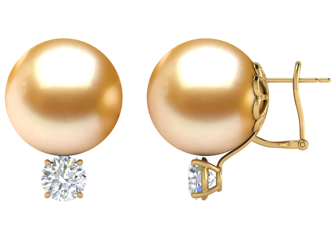 Golden South Sea Pearl Braelyn Earring