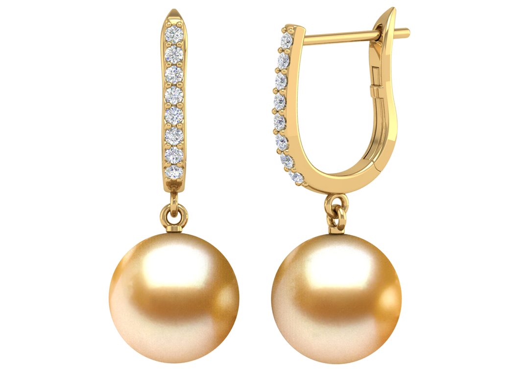 Golden South Sea Pearl Hattie Earring