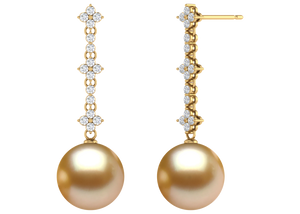 Golden South Sea Pearl Maia Earring