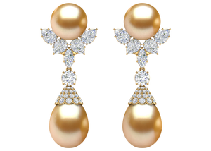Golden South Sea Pearl Melany Earring
