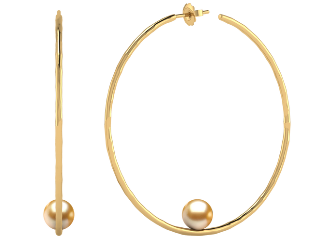 Golden South Sea Pearl Kaydence Earring