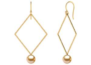 Golden South Sea Pearl Liana Earring