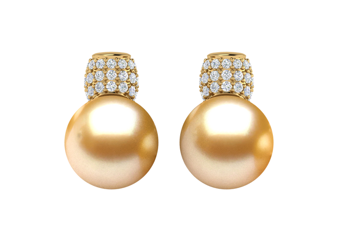 Golden South Sea Pearl Janelle Earring