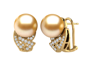 Golden South Sea Pearl Elisa Earring