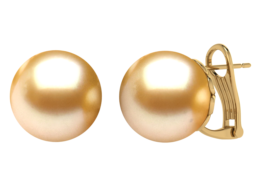 Golden South Sea Pearl Kara Earring
