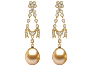 Golden South Sea Pearl Carter Earring