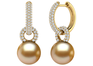 Golden South Sea Pearl Kehlani Earring