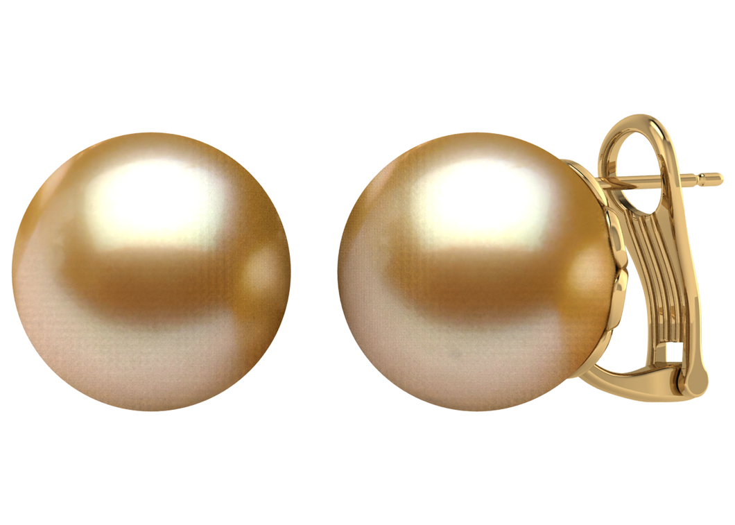 Golden South Sea Pearl Maisie Earring