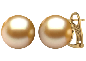 Golden South Sea Pearl Priscilla Earring
