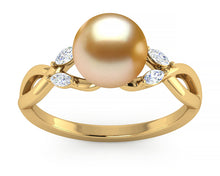 Load image into Gallery viewer, Golden South Sea Pearl Branch Ring