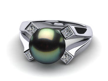 Load image into Gallery viewer, Tahitian Pearl Four Princess Ring