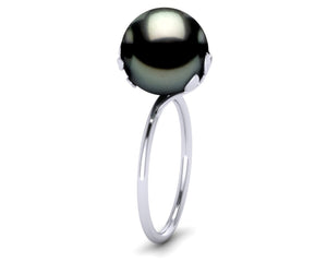 Tahitian Pearl Olive Branch Ring
