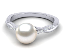 Load image into Gallery viewer, South Sea Pearl Braid Ring