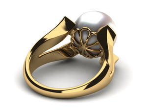 Akoya Pearl Four Princess Ring